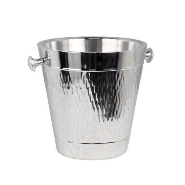 ظرف یخ استیل نقره‌ای آسا