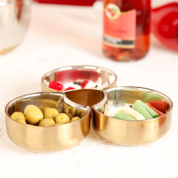 اردو خوری سه خانه طلایی مات آسا