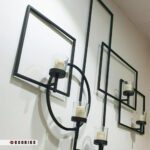 خرید اینترنتی جاشمعی دیواری تزیینی فلزی برای دکوراسیون پذیرایی