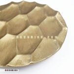 نمای نزدیک شیرینی خوری آلومینیومی مدل کندو گرد کوچک