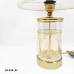 تصویر پایه آباژور رومیزی شیشه‌ای مدل لومینا