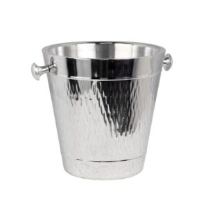 ظرف یخ استیل نقره‌ای آسا