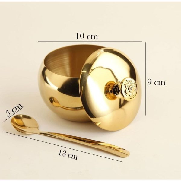 ابعاد اردو خوری سه خانه طلایی براق آسا