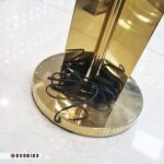 آباژور سالنی استیل طلایی - طول سیم خروجی