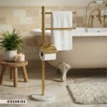 استند دو منظوره حمام و دستشویی ضد زنگ و مقاوم در برابر رطوبت