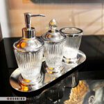 تصویر واقعی ست سرویس بهداشتی نووا نقره‌ای