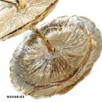 شیرینی خوری دو طبقه مدل لوتوس طلایی 1